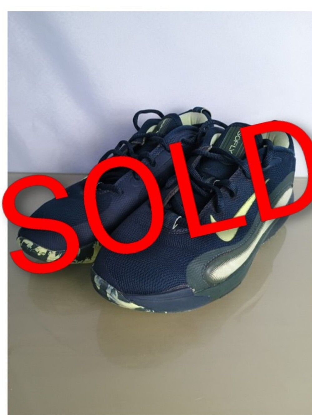 Nike Isofly  Basketball Hoopers Shoes FN4384 401 Size‎ Y5 Green Navy